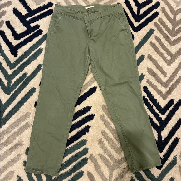 LOFT Pants - Loft green chino pants